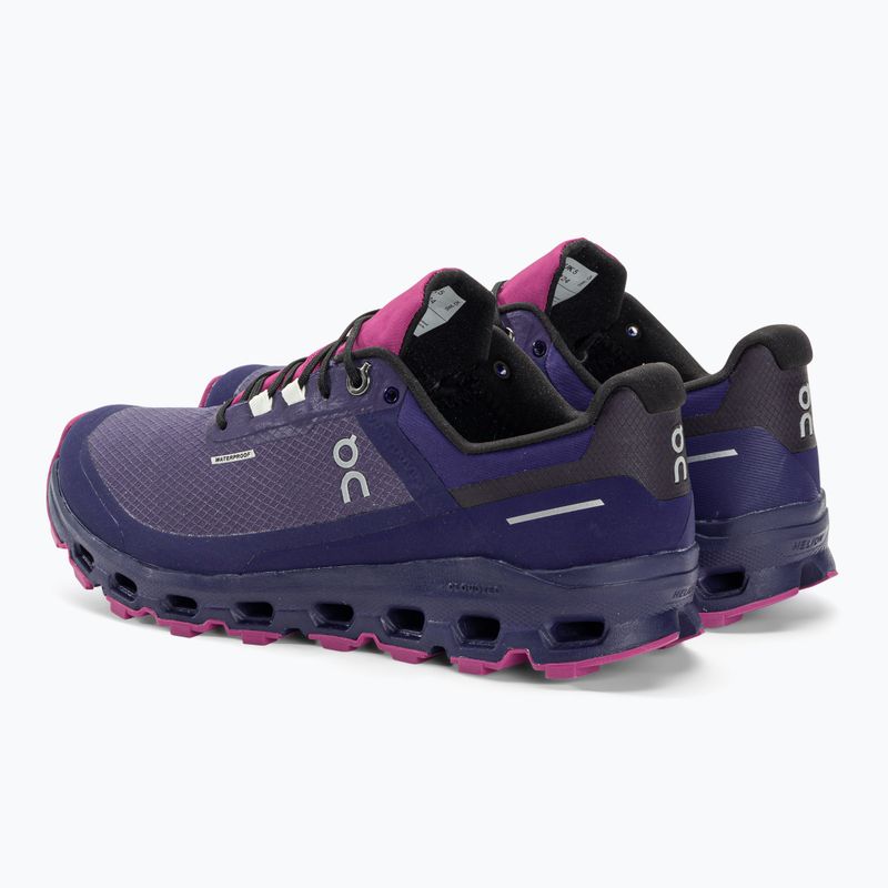 Damen Laufschuhe On Cloudvista Wasserdicht flint/acai 3