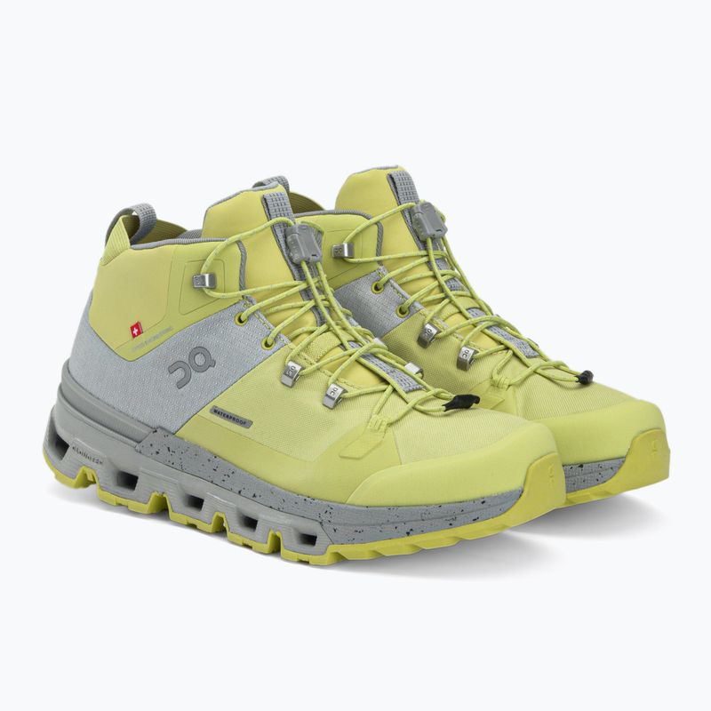 Damen-Trekkingschuhe On Cloudtrax Wasserdicht gelb 3WD10881099 4