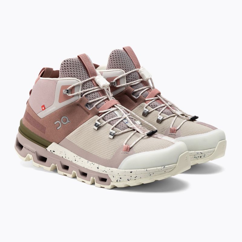 Damen-Trekkingschuhe On Cloudtrax beige 5399054 4