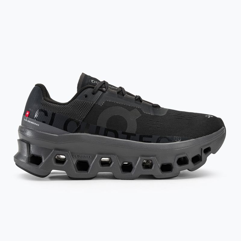 On Running Cloudmonster Damen Laufschuhe schwarz/magnet 2
