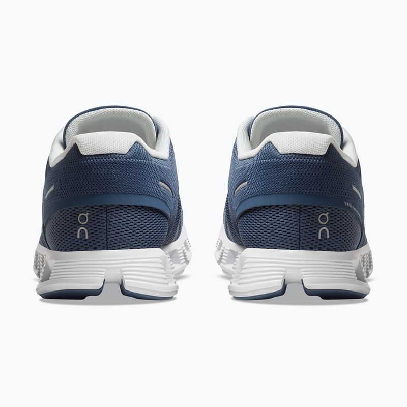 Damen On Cloud 5 denim/weiß Laufschuhe 11
