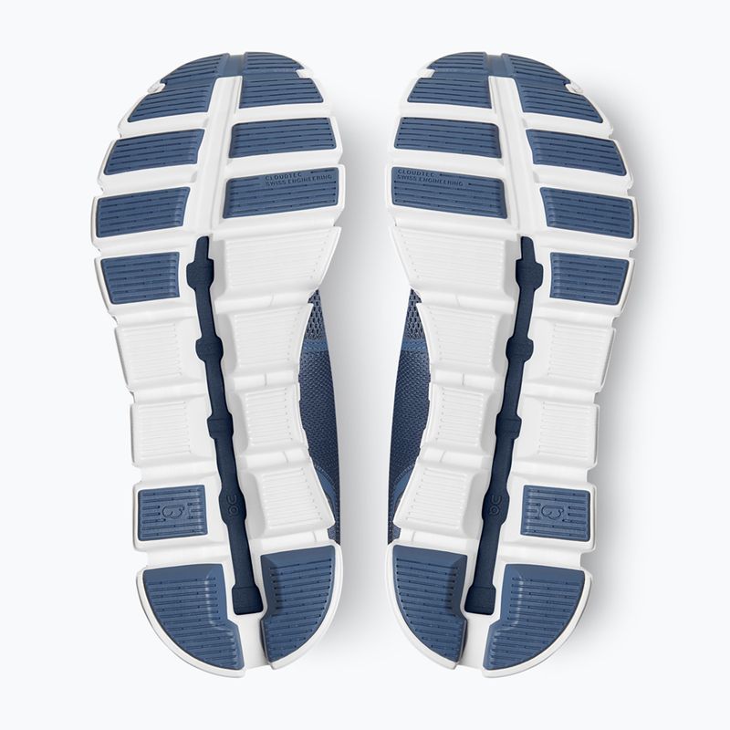 Damen On Cloud 5 denim/weiß Laufschuhe 12