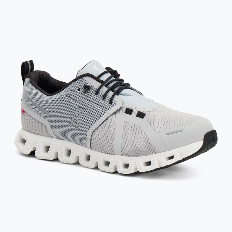 Laufschuhe Damen On Cloud 5 Waterproof glacier/white