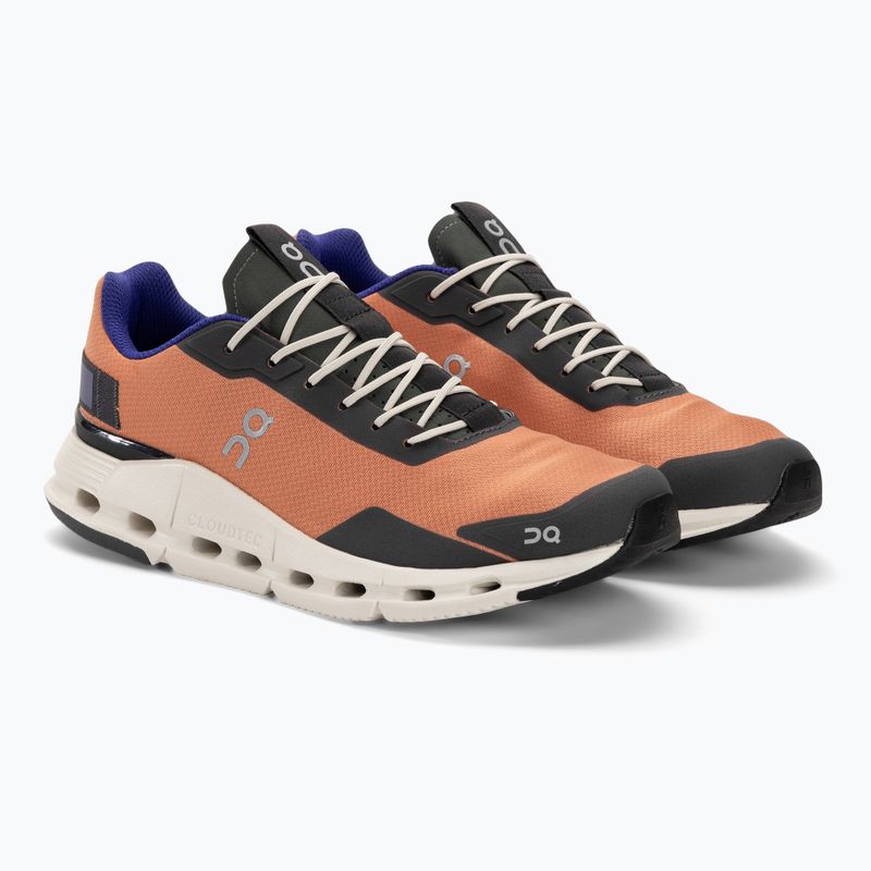 Herren On Running Cloudnova Form terracotta/forest Laufschuhe 4