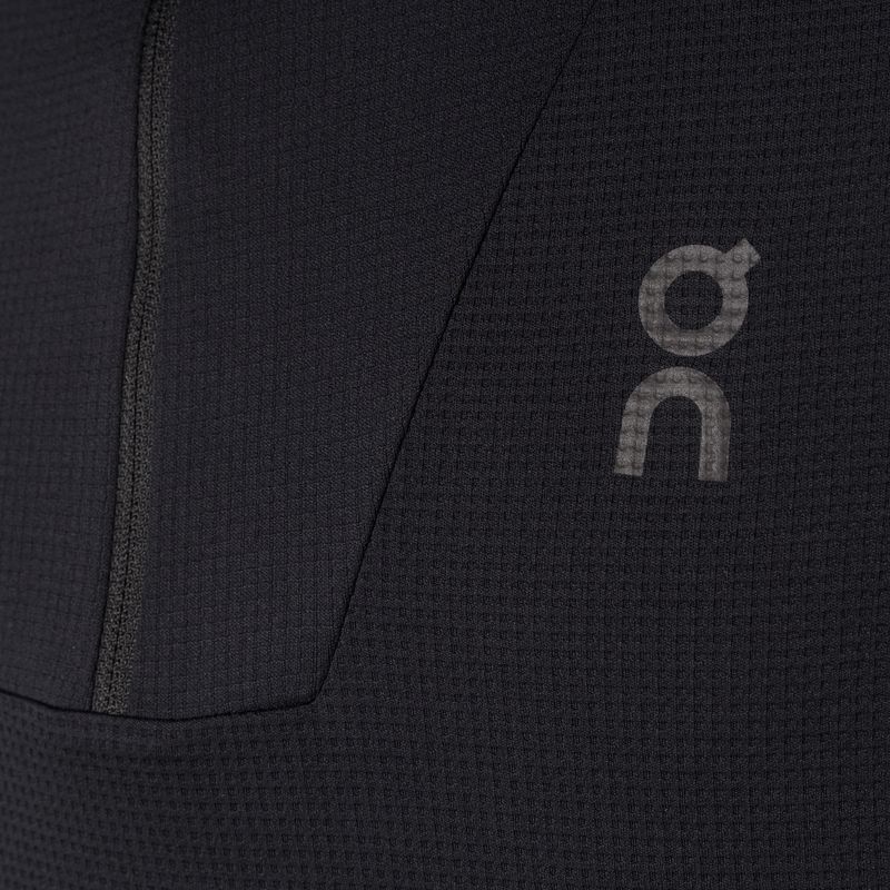 Herren Laufsweatshirt On Climate schwarz 3