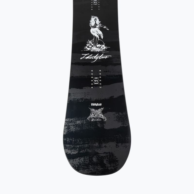 Herren Snowboard  ThirtyTwo Permanent Vacation Carbon black 6