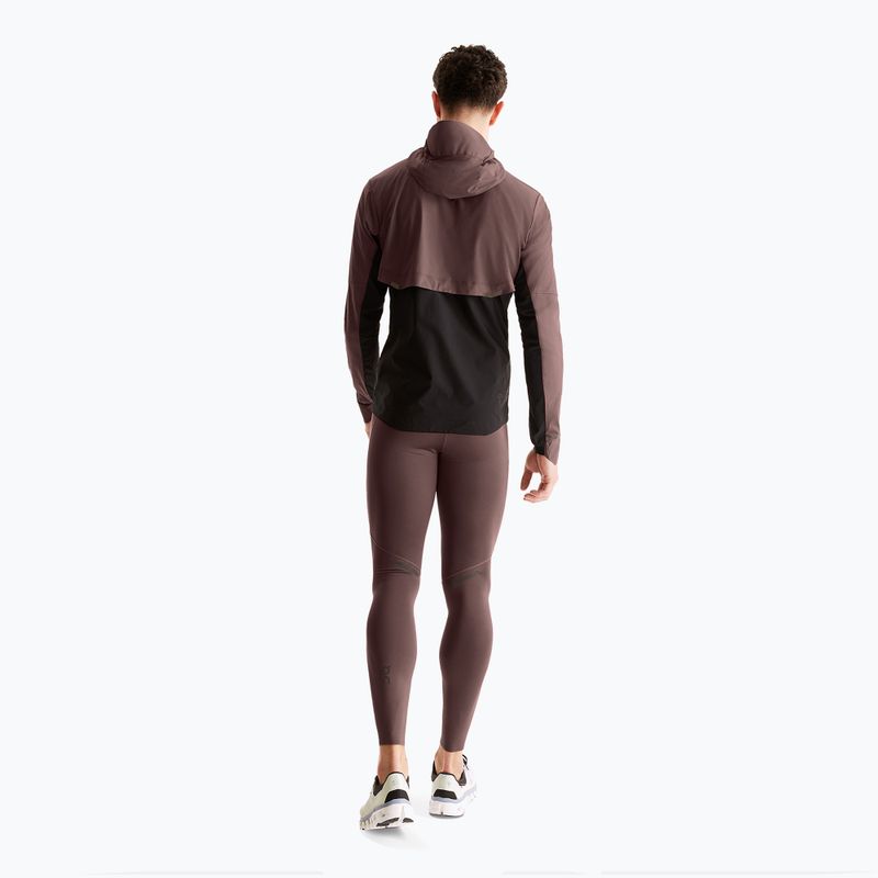 Herren Laufleggings On Running Performance Winter Traube 2