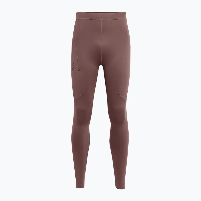 Herren Laufleggings On Running Performance Winter Traube 6