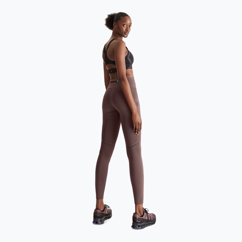 Women's running leggings On Running Performance Winter grape 2