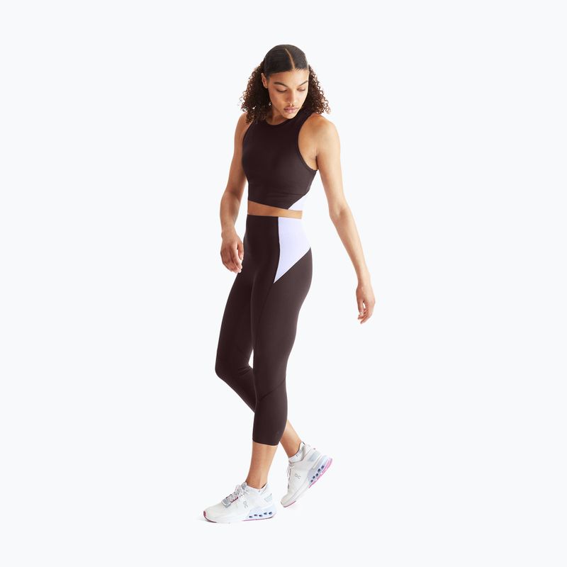Damen-T-Shirt On Running Movement Crop lavendel 2