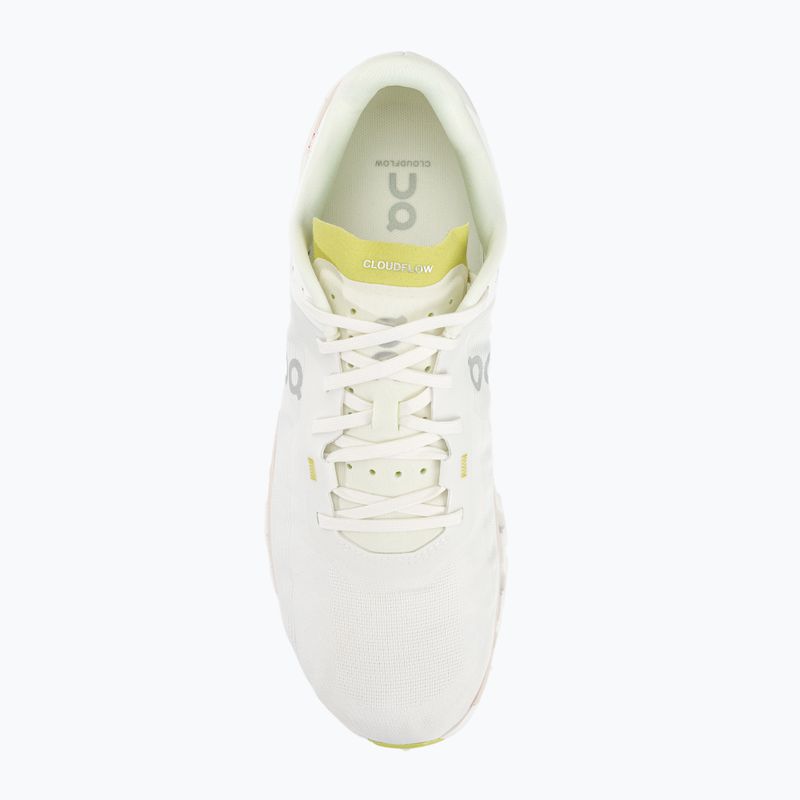 Herren On Cloudflow 4 weiß/sand Laufschuhe 6