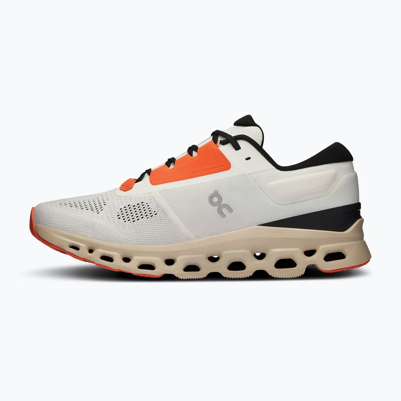 Herren On Cloudstratus 3 undyed-weiß/sand Laufschuhe 4