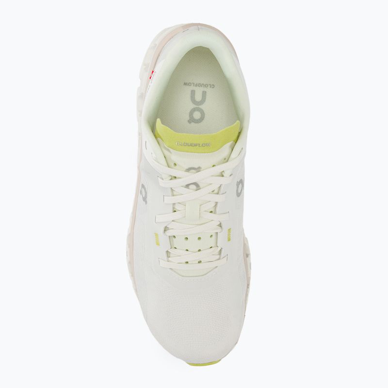 Damen On Cloudflow 4 weiß/sand Laufschuhe 5