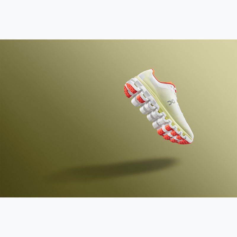 Laufschuhe Damen On Running Cloudflow 4 white/hay 8