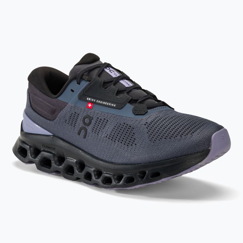 Damen Laufschuhe On Running Cloudstratus 3 Metall/Glöckchen