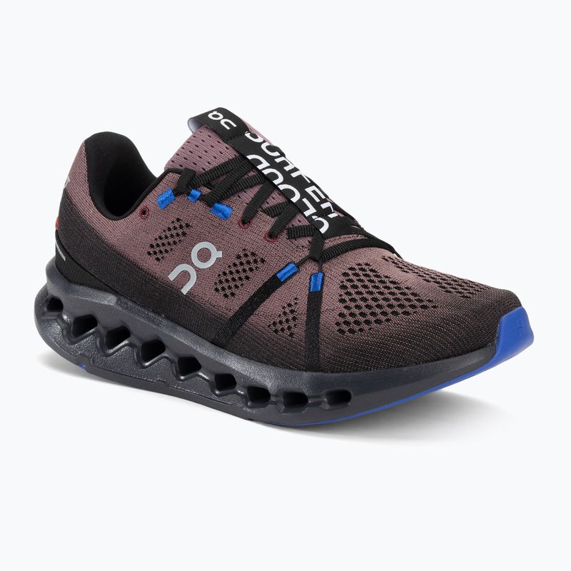 Herren On Running Cloudsurfer schwarz/kobalt Laufschuhe