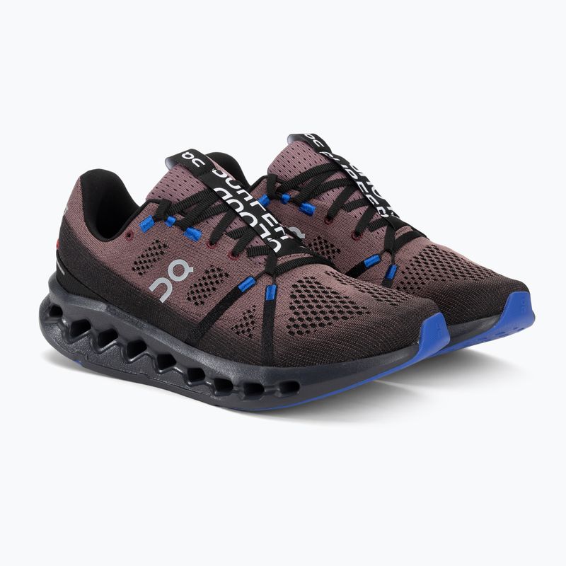 Herren On Cloudsurfer schwarz/kobalt Laufschuhe 5