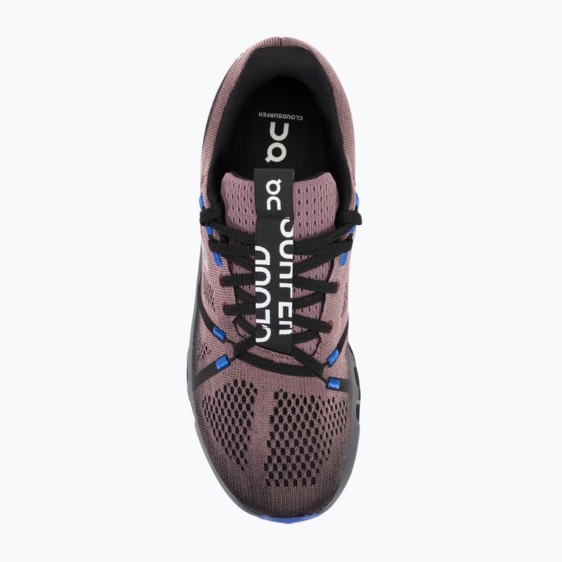 Herren On Cloudsurfer schwarz/kobalt Laufschuhe 7