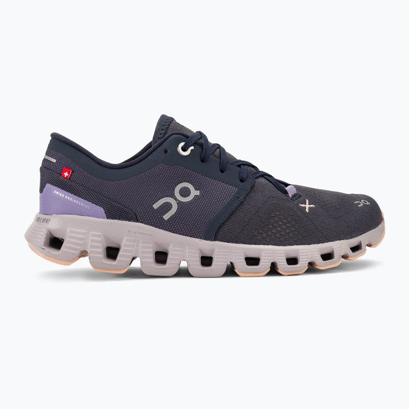 Damen Laufschuhe On Cloud X 3 iron/fade 2