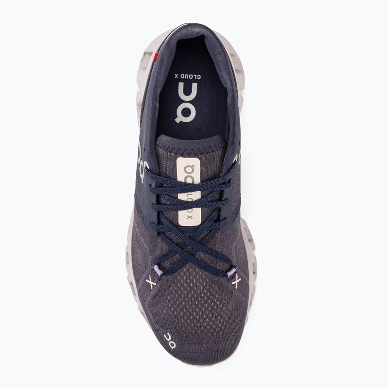 Damen Laufschuhe On Cloud X 3 iron/fade 5