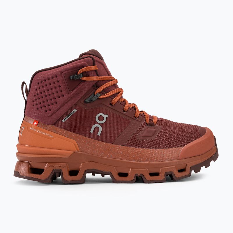 Women's Trekking Schuhe On Cloudrock 2 Wasserdicht beet/auburn 2