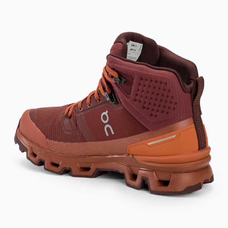 Women's Trekking Schuhe On Running Cloudrock 2 Wasserdicht beet/auburn 3