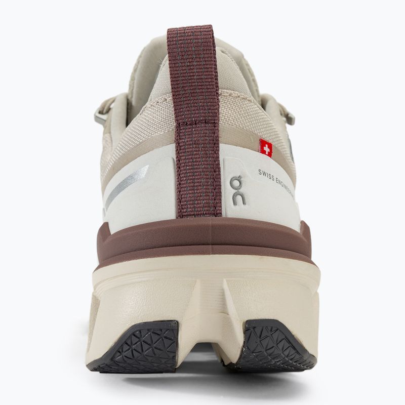 Damen-Trekking-Schuhe On Running Cloudwander Wasserdicht Sand/Elfenbein 6