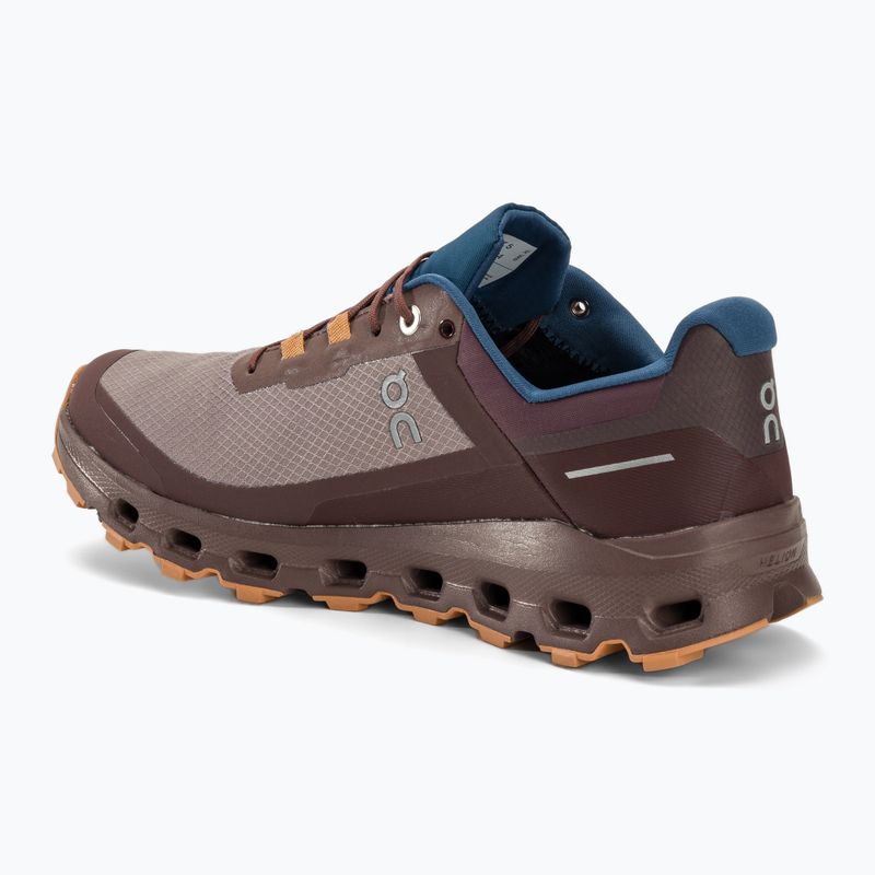 Women's On Running Cloudvista Wasserdichte Zink/Grape Laufschuhe 3
