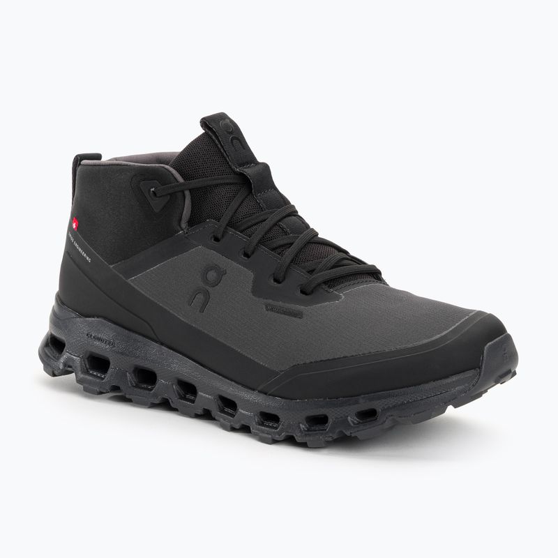 Herren-Trekkingstiefel On Cloudroam Waterproof schwarz/eclipse