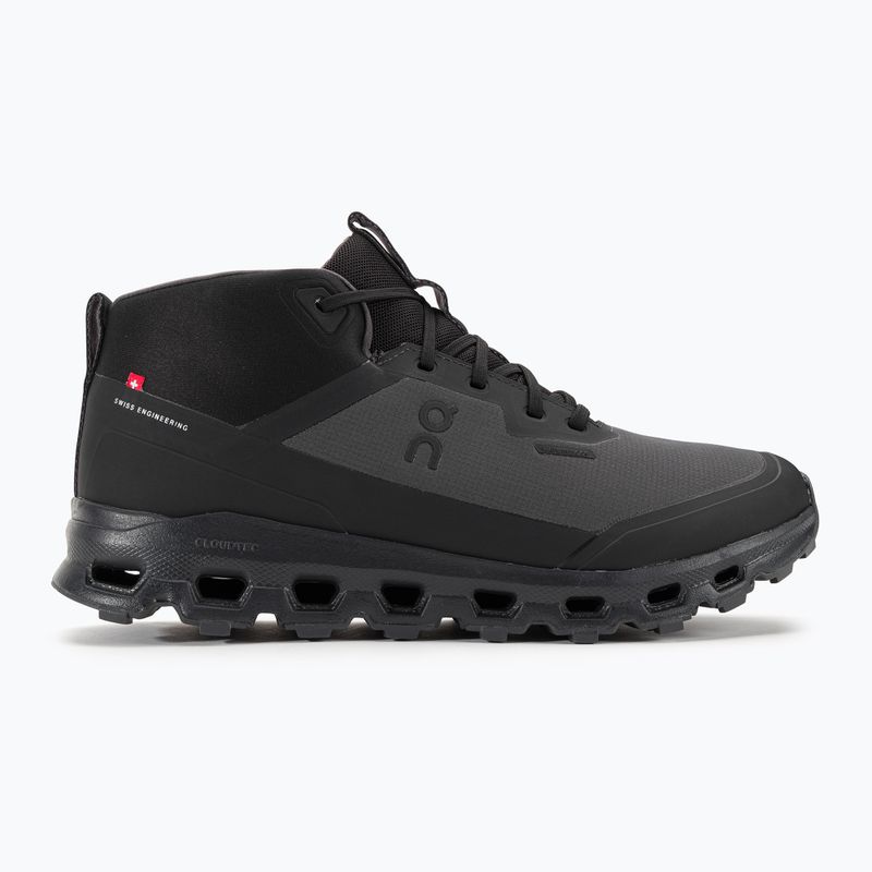 Herren-Trekkingstiefel On Cloudroam Waterproof schwarz/eclipse 2
