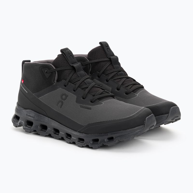 Herren-Trekkingstiefel On Cloudroam Waterproof schwarz/eclipse 4