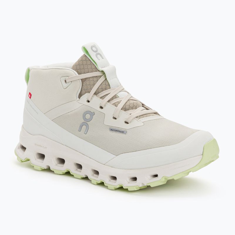 Damen-Trekkingstiefel On Cloudroam Waterproof ice/limelight