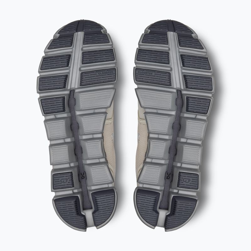 Women's On Cloud 5 Wasserdichte Perle/Nebel Laufschuhe 12