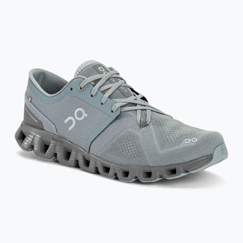 Herren On Running Cloud X 3 mist/rock Laufschuhe