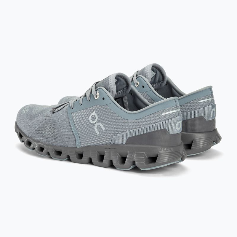 Herren On Running Cloud X 3 mist/rock Laufschuhe 4