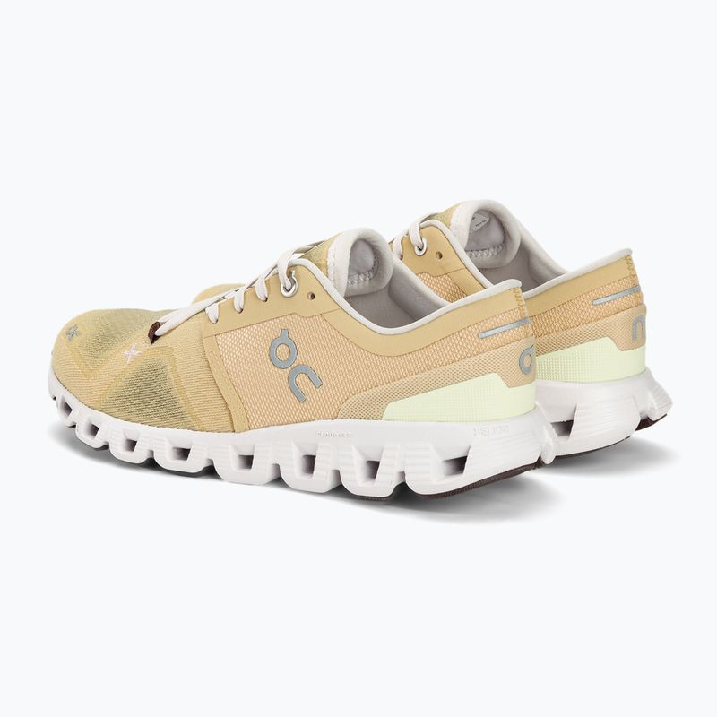 Damen On Cloud X 3 savannah/frost Laufschuhe 3