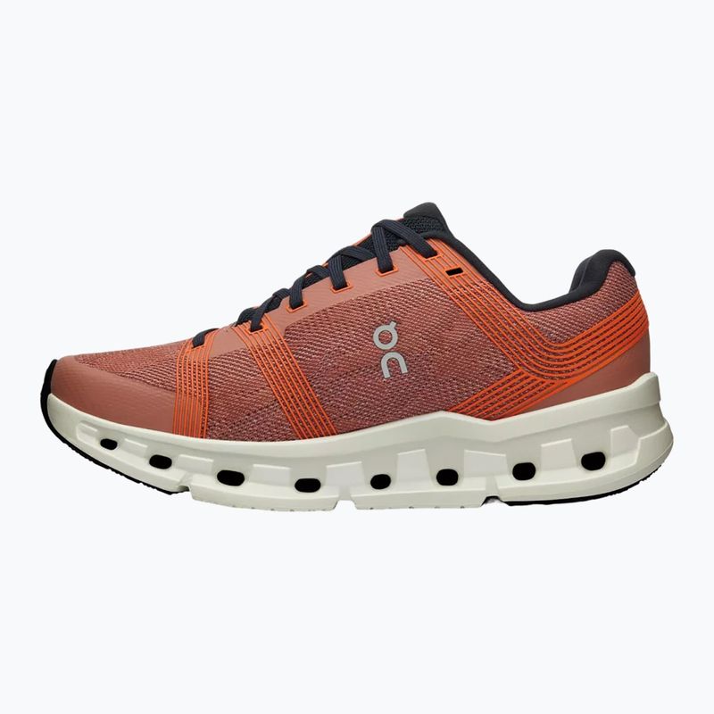 On Cloudgo Damen Laufschuhe mahagoni/elfenbein 3