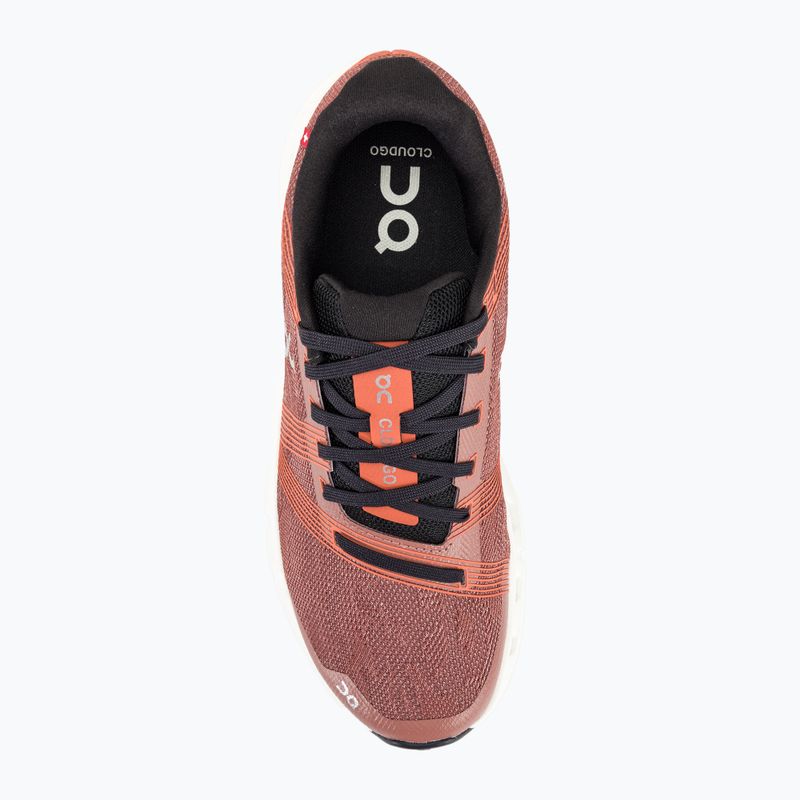 On Cloudgo Damen Laufschuhe mahagoni/elfenbein 7