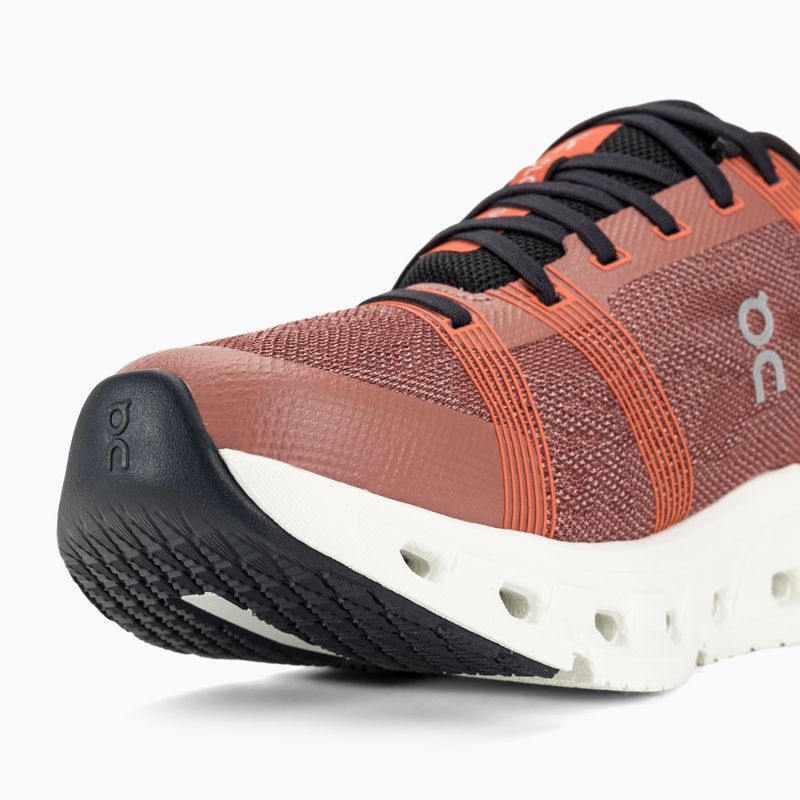 On Cloudgo Damen Laufschuhe mahagoni/elfenbein 9