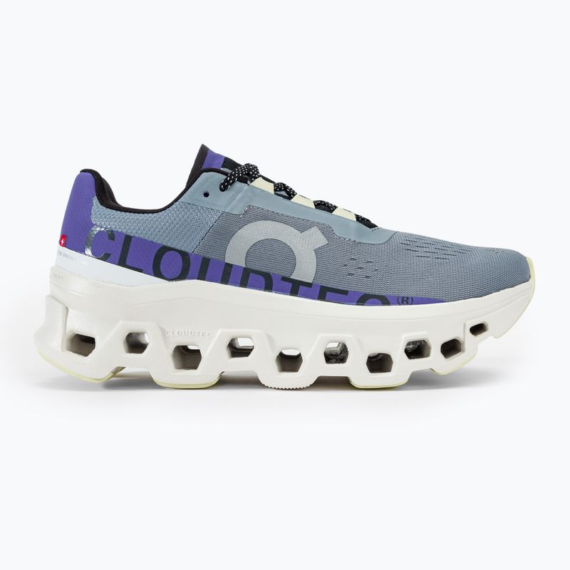 Laufschuhe Damen On Cloudmonster mist/blueberry 2
