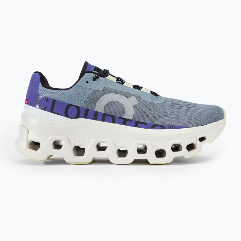 Laufschuhe Damen On Running Cloudmonster mist/blueberry 2