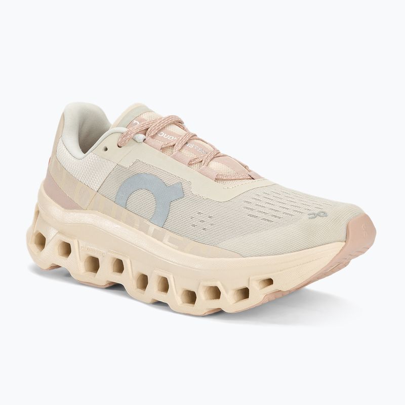 Women's On Running Cloudmonster moon/fawn Laufschuhe
