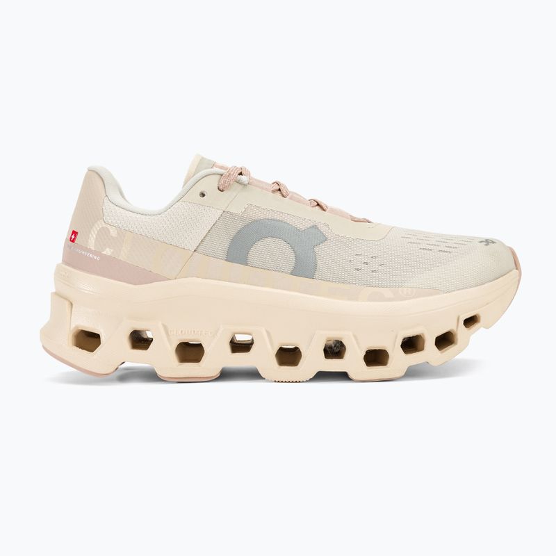 Women's On Running Cloudmonster moon/fawn Laufschuhe 2