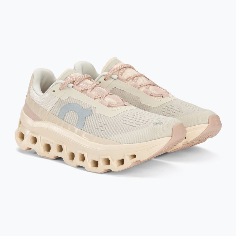 Women's On Cloudmonster moon/fawn Laufschuhe 4