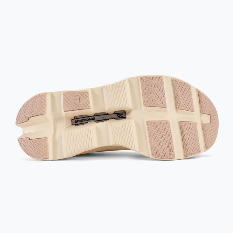 Women's On Running Cloudmonster moon/fawn Laufschuhe 5