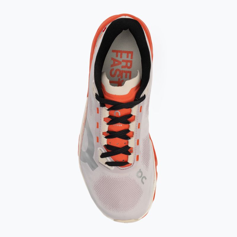 Laufschuhe Damen On Cloudmonster Hyper mauve/flame 5