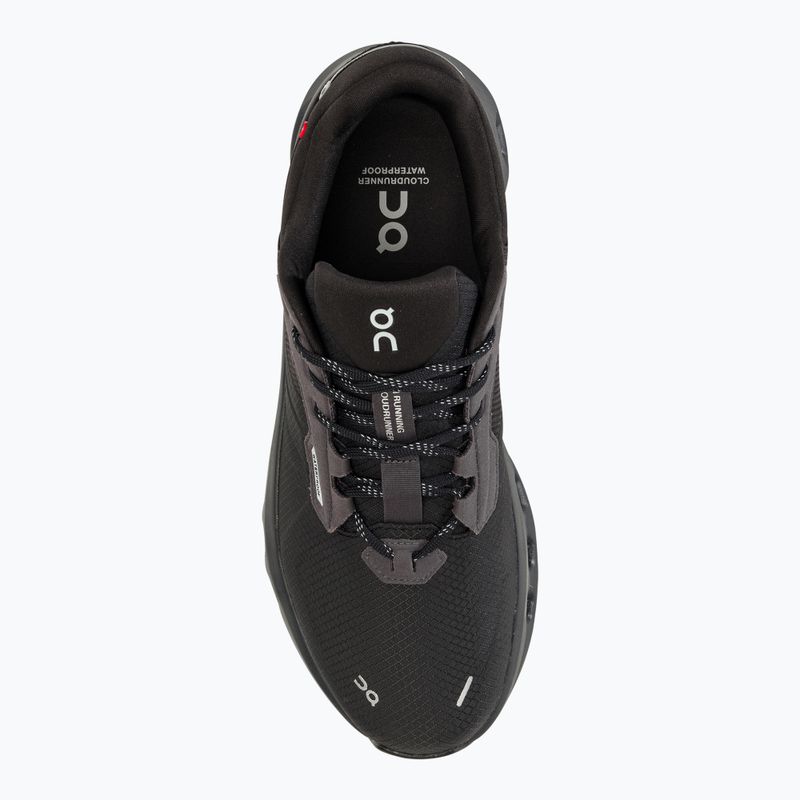 Herren On Cloudrunner 2 Wasserdichte magnet/schwarz Laufschuhe 5