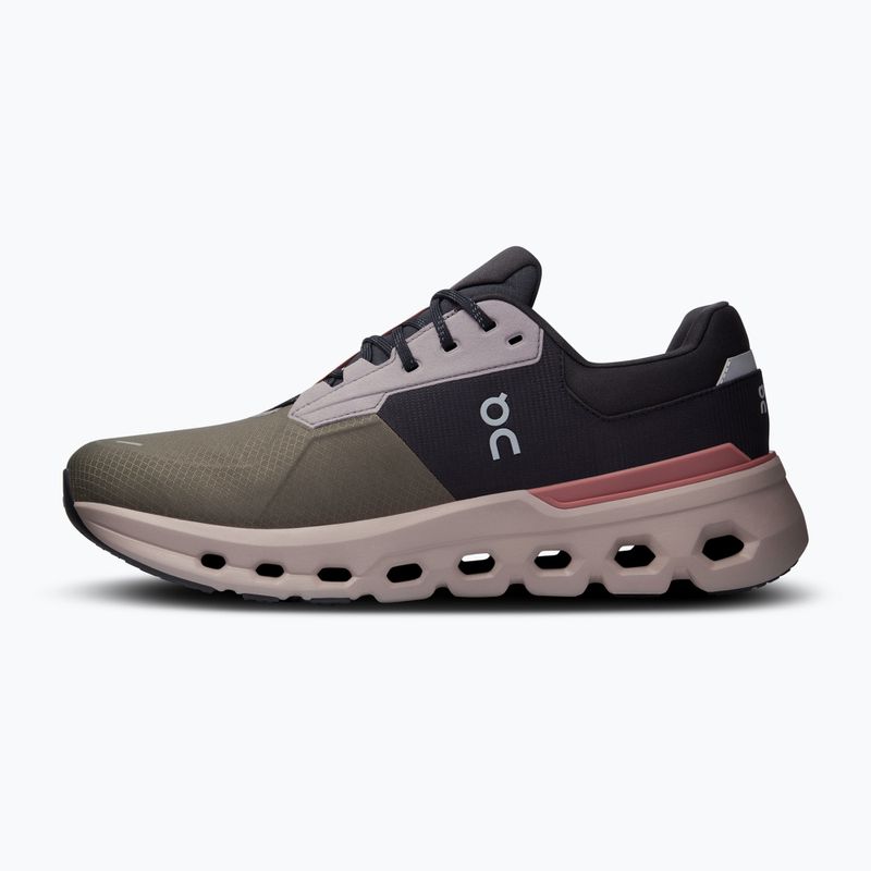 Herren On Running Cloudrunner 2 Wasserdicht oliv/mahagoni Laufschuhe 3