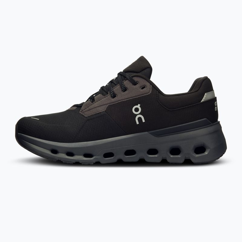 Damen Laufschuhe On Cloudrunner 2 Wasserdicht magnet/schwarz 10