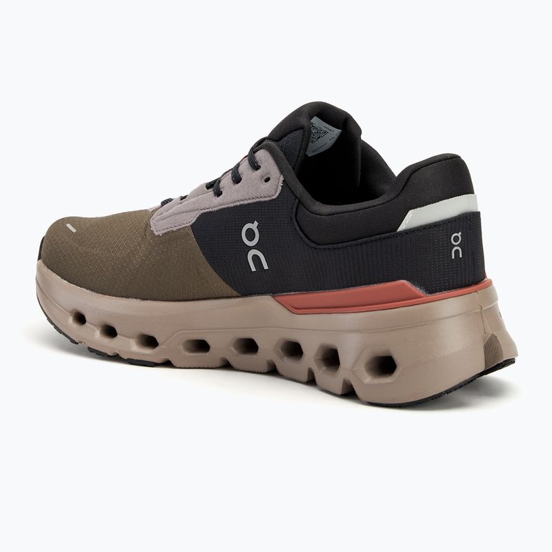 Damen On Cloudrunner 2 Wasserdicht oliv/mahagoni Laufschuhe 3